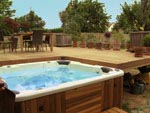 terrasse et spa