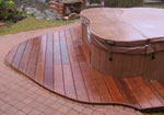 terrasse et spa