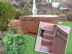 terrasse et spa