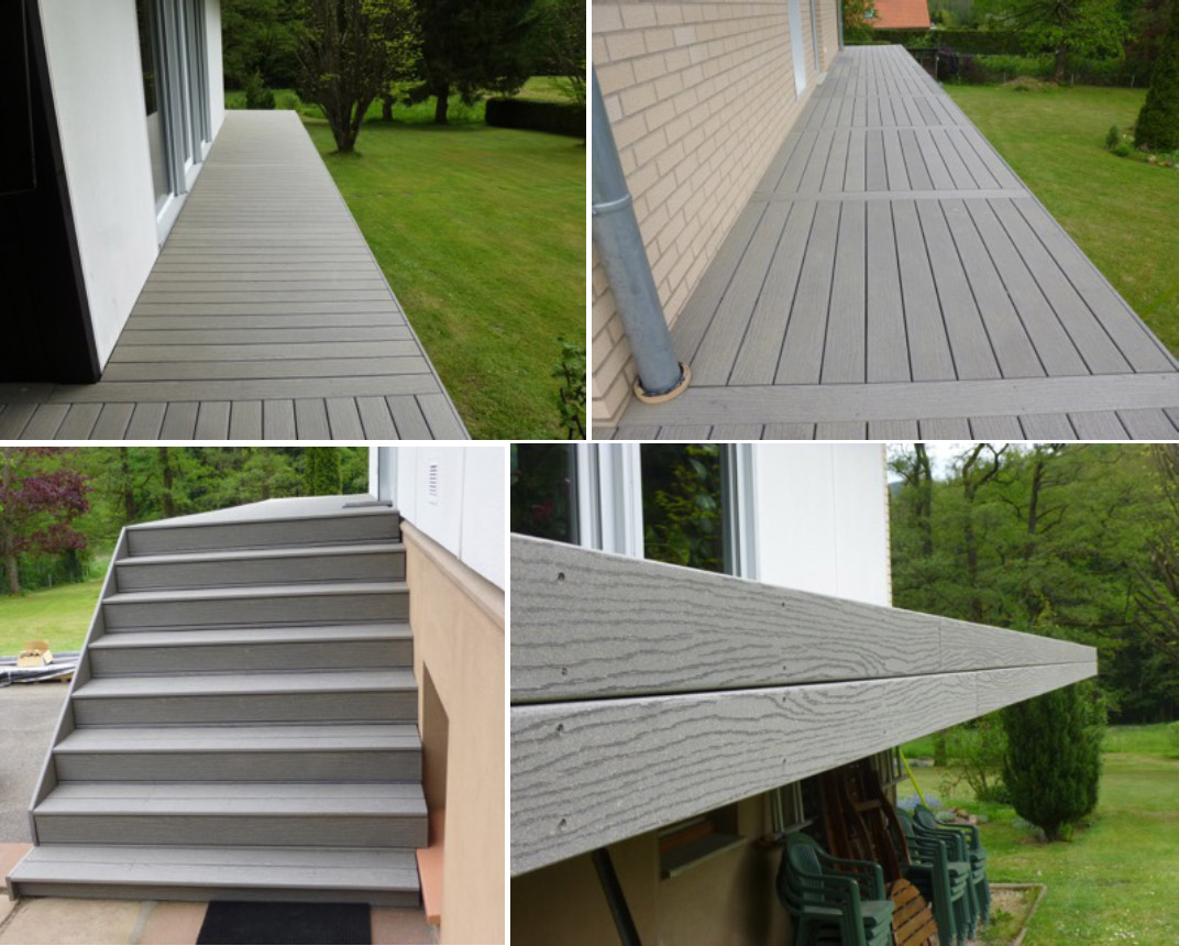 La terrasse en bois composite est une solution à la fois écologique La terrasse en bois composite est une solution à la fois écologique
