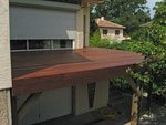 terrasse en bois sur piloti