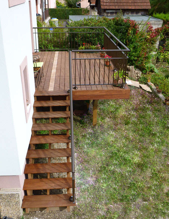 et pose de terrasses sur pilotis en bois en Alsace à Strasbourg et pose de terrasses sur pilotis en bois en Alsace à Strasbourg