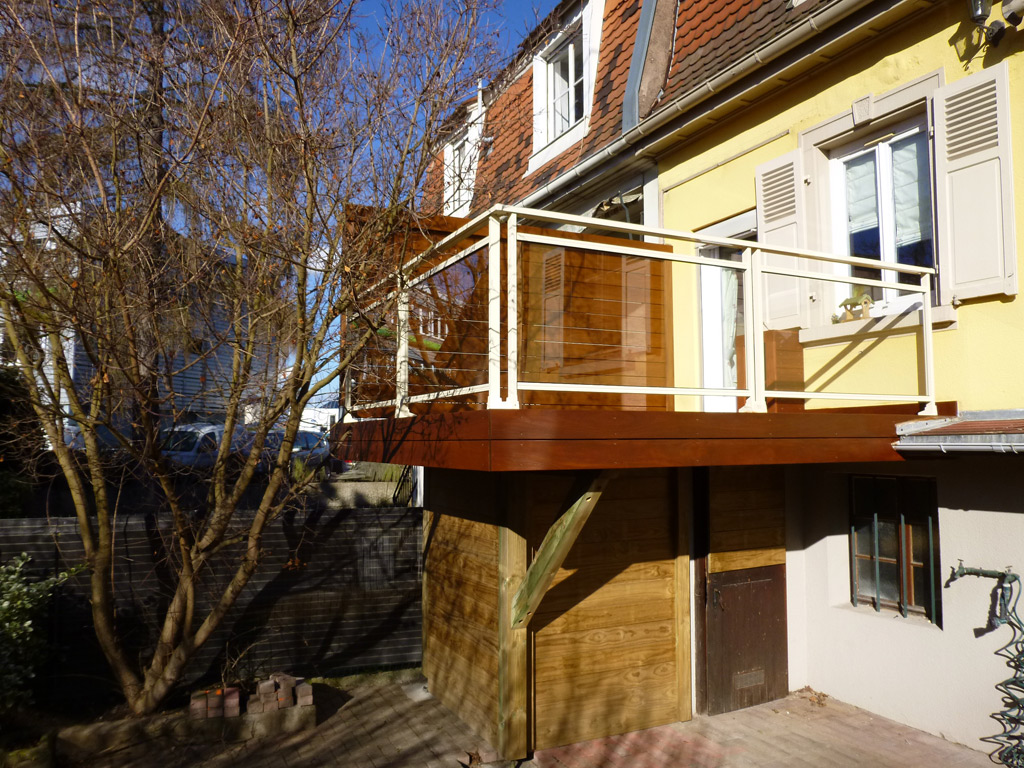 et pose de terrasses sur pilotis en bois en Alsace à Strasbourg et pose de terrasses sur pilotis en bois en Alsace à Strasbourg