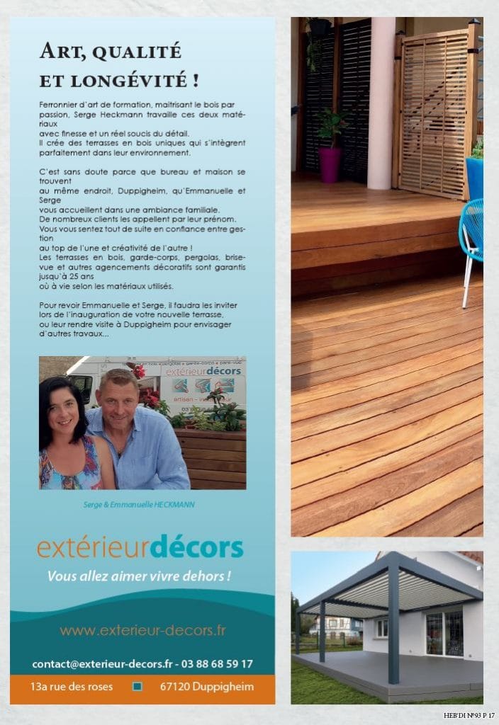 Le magazine HEBDI parle de nous