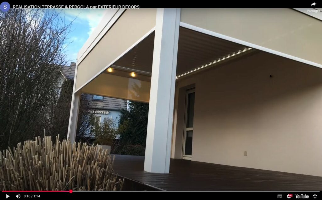 Aménagement complet terrasse pergola