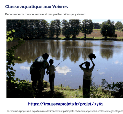 TROUSSE PROJET – Classe Aquatique aux Voivres